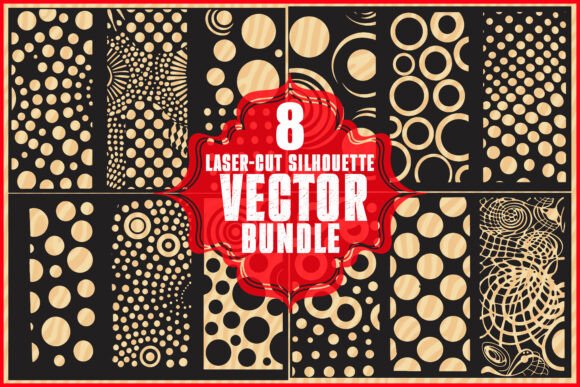 Decorative Geometric Vector Panels Graphics