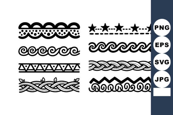 Decorative Ornamental Borders and Divide Graphics