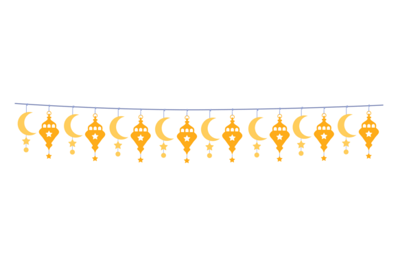 Golden Bunting for Crafting