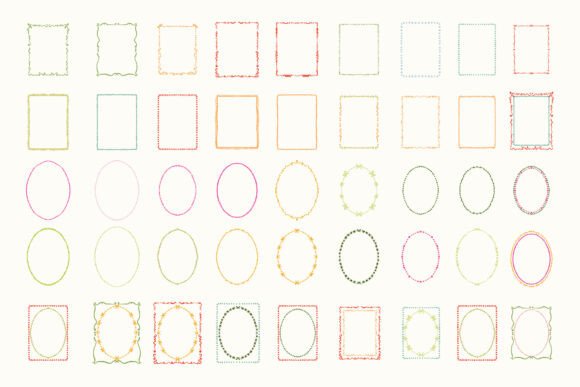 Hand-Drawn Decorative Frames and Borders: Graphics & Illustrations