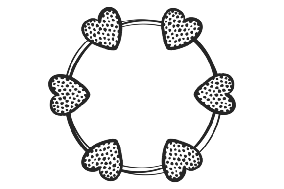 Love Frame Graphic for Crafting