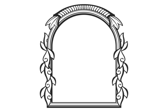 Victorian Frame Graphic for Editorial and Web Design